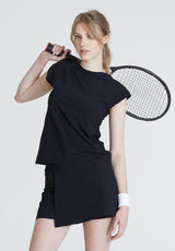 Le Club Tennis Skirt - Black Opaque