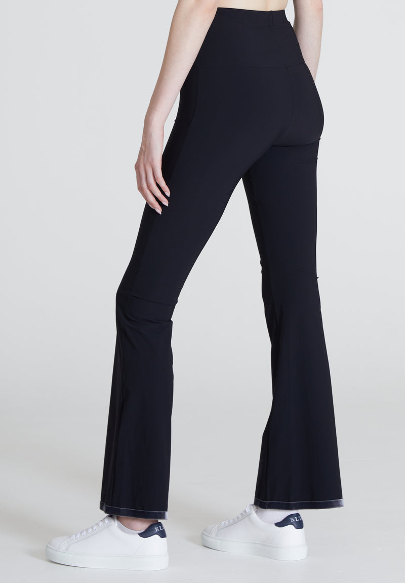 The Tall Bootcut Sport Pants Velvet - Black Opaque