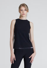 La Luna Sport Top Velvet - Black Opaque