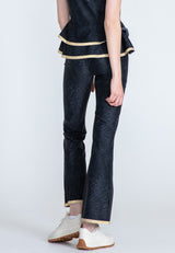 The Bootcut Sport Pants w Gold