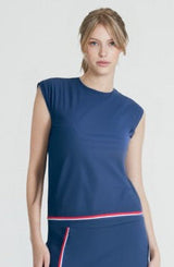 Le T-shirt Ribbon - Blue Tricolore