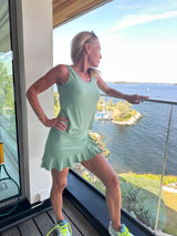The Flounce Tennis Skirt - Greenfield