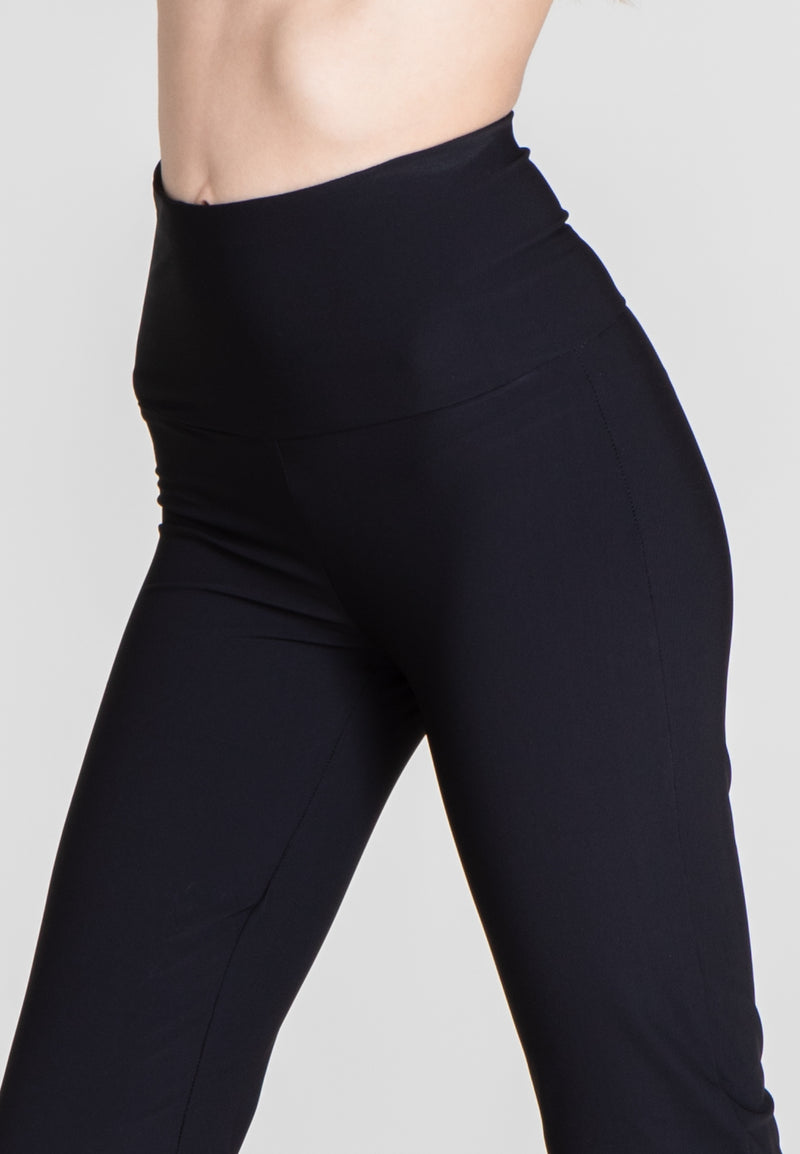 The Slit Cut Sport Pants - Black Opaque - SS23